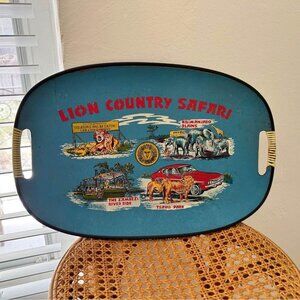 Vintage Lion Country Safari tray